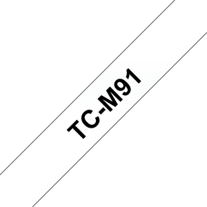 Brother, TCM91 9mm Black on Clear Ribbon