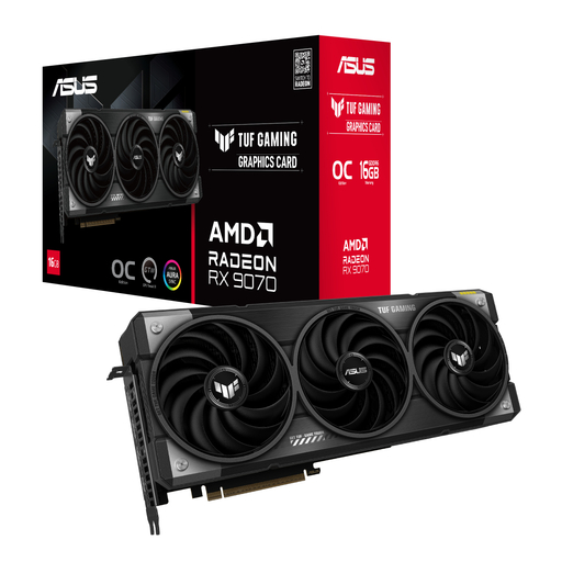 GPU AMD RX9070 TUF GAMING OC 16G Fan