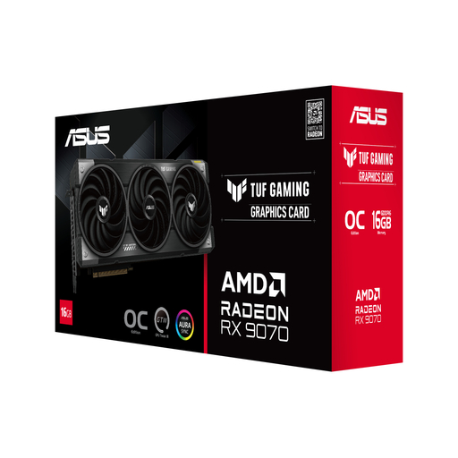 GPU AMD RX9070 TUF GAMING OC 16G Fan