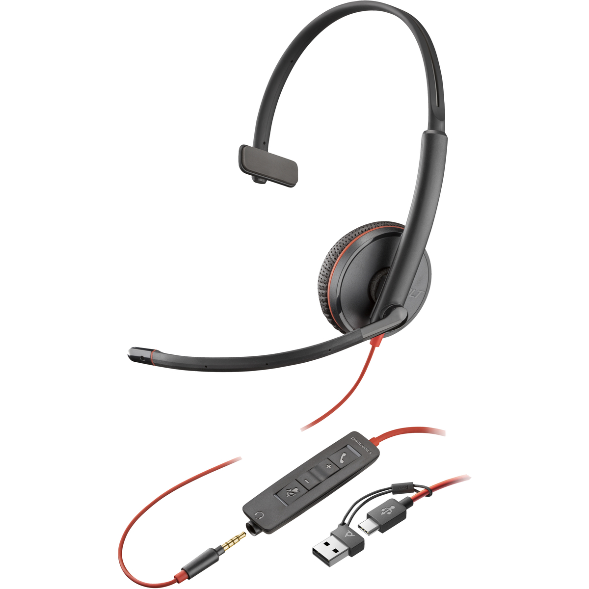 Poly BW 3215 USB-C HS +3.5mmP +USB-C/A