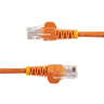 Orange Snagless Cat5e Patch Cable 0.5m