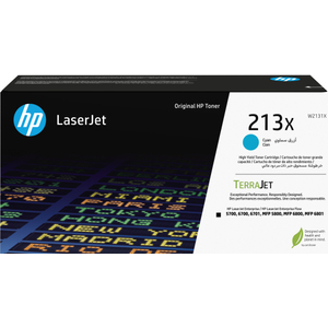 Hewlett Packard, 213X Cyan High Toner Cartridge 6K Pages