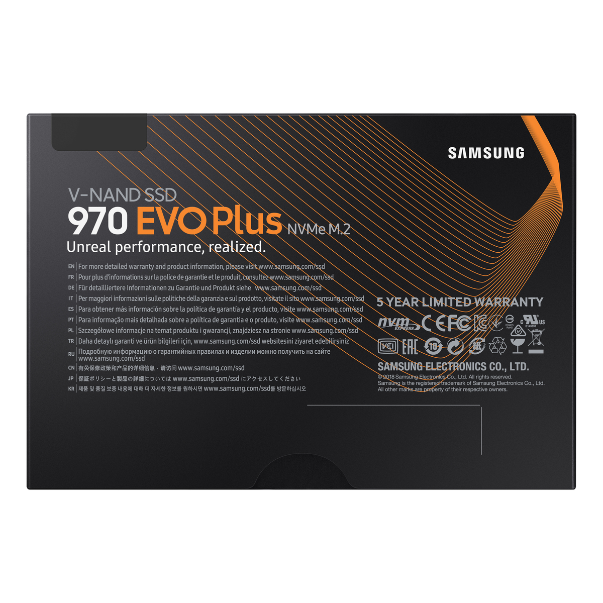 SSD Int 500GB 970 Evo Plus PCIe M.2