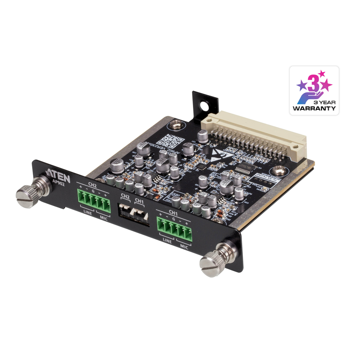 2-ch Mic/Line Card for AP Series