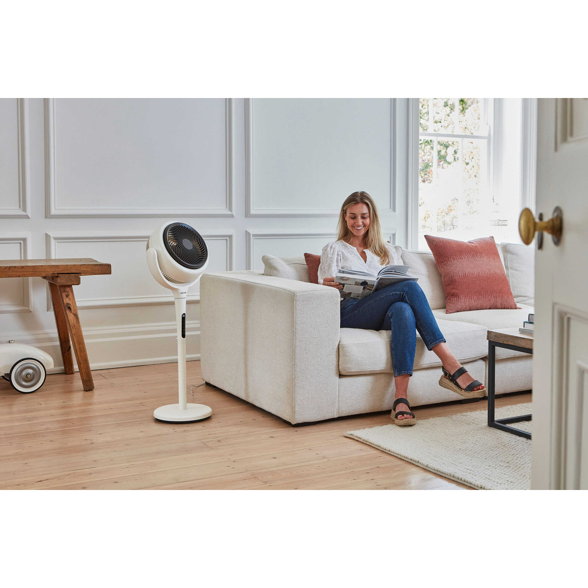 LUME Quiet 2-in-1 Air Circulator Fan