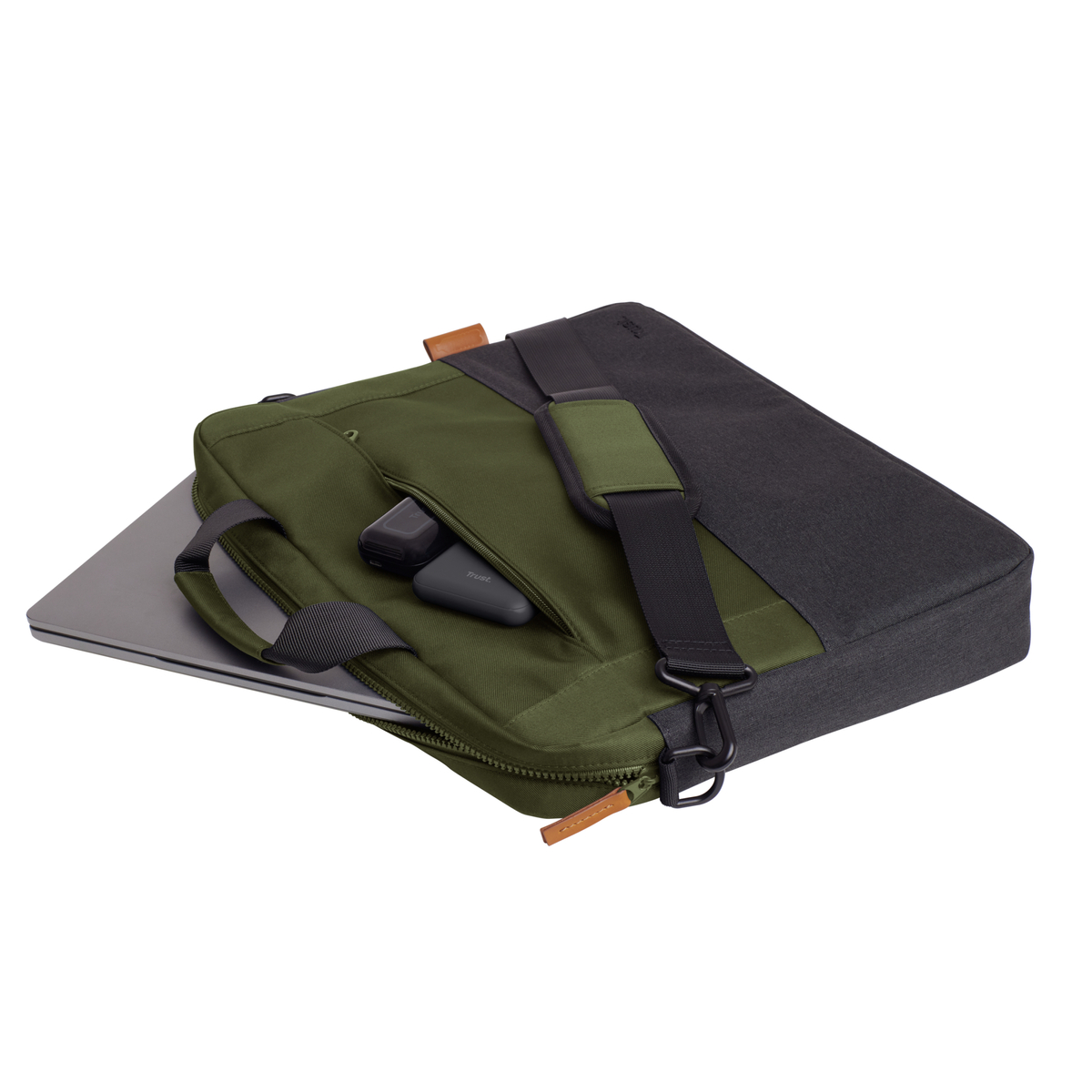 LISBOA 16 LAPTOP BAG - GREEN