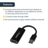 Slim USB 3.0-HDMI Ext Video Card Adapter