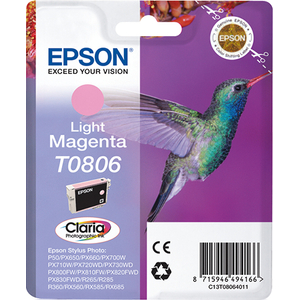 Epson, T0806 Light Magenta Ink