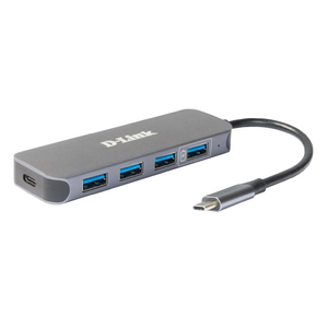 D-Link, USB-C To 4-Port USB 3.0 Hub