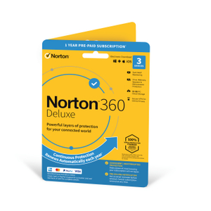 Norton, 360 Deluxe 25GB 3 Device 12MO