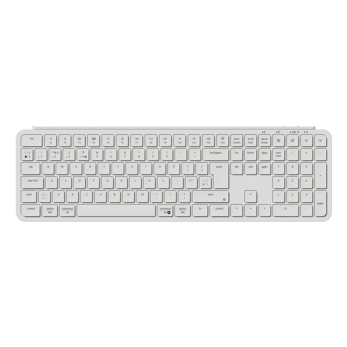 B6 Pro Keyboard Ivory White