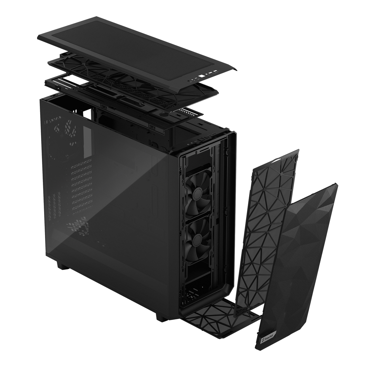 CASE  Meshify 2 XL Blk TG Lght