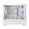 CASE mATX Pop Mini Air RGB Wht TG Clear