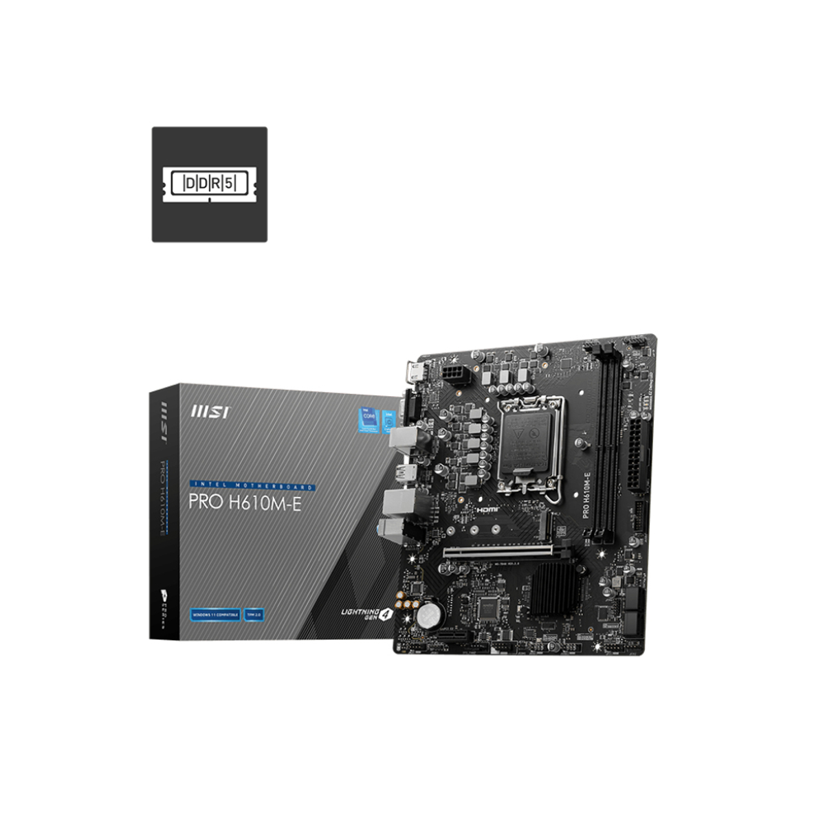 MB INT PRO H610M-E D5 MATX