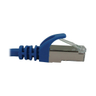 Cat6a 10G Snagless Shielded Blue 7 ft