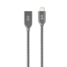 USB-A To Lightning Metal CBL 1.2m - Grey