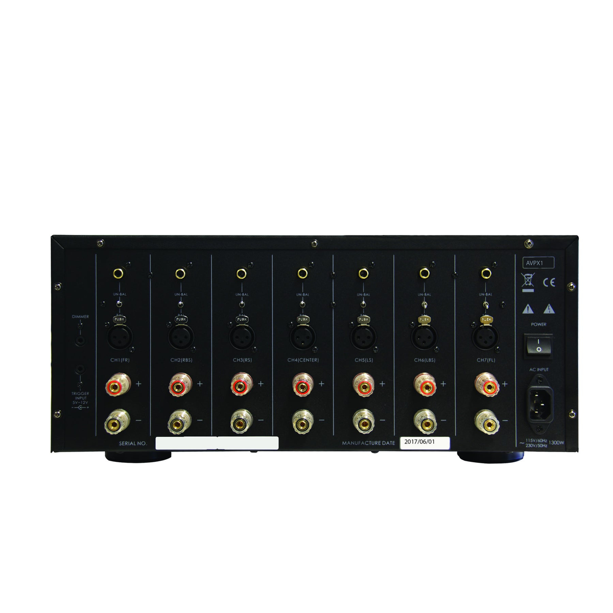 7-Channel Class AB Power Amplifier