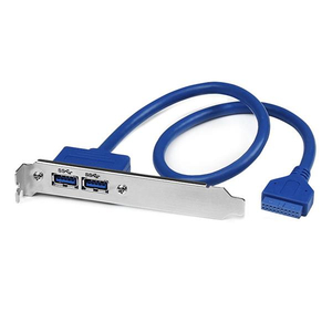 Startech, 2 Port USB 3.0 A Female Slot Plate Adpt