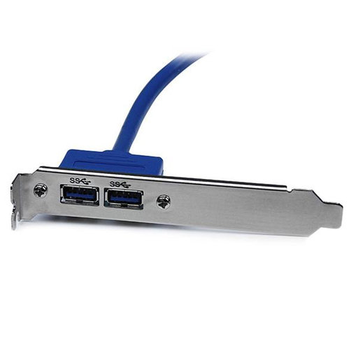 2 Port USB 3.0 A Female Slot Plate Adpt