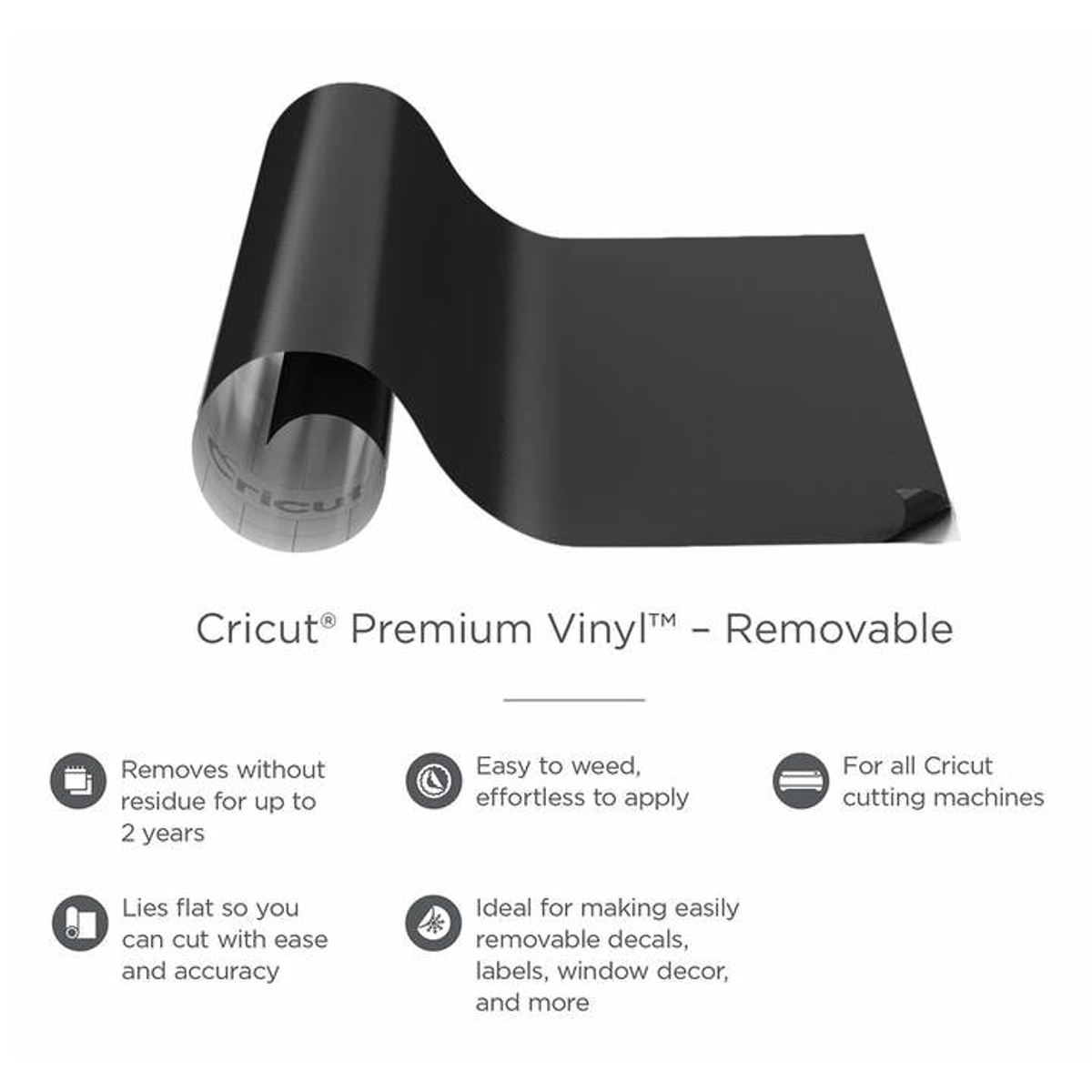 Removable Vinyl Black(Non-Smart) 3 Pack