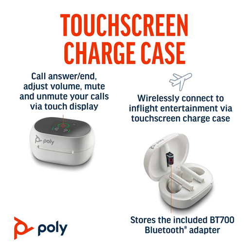 VOYAGER FREE60+ MS TSCREEN C/C USBCWHITE