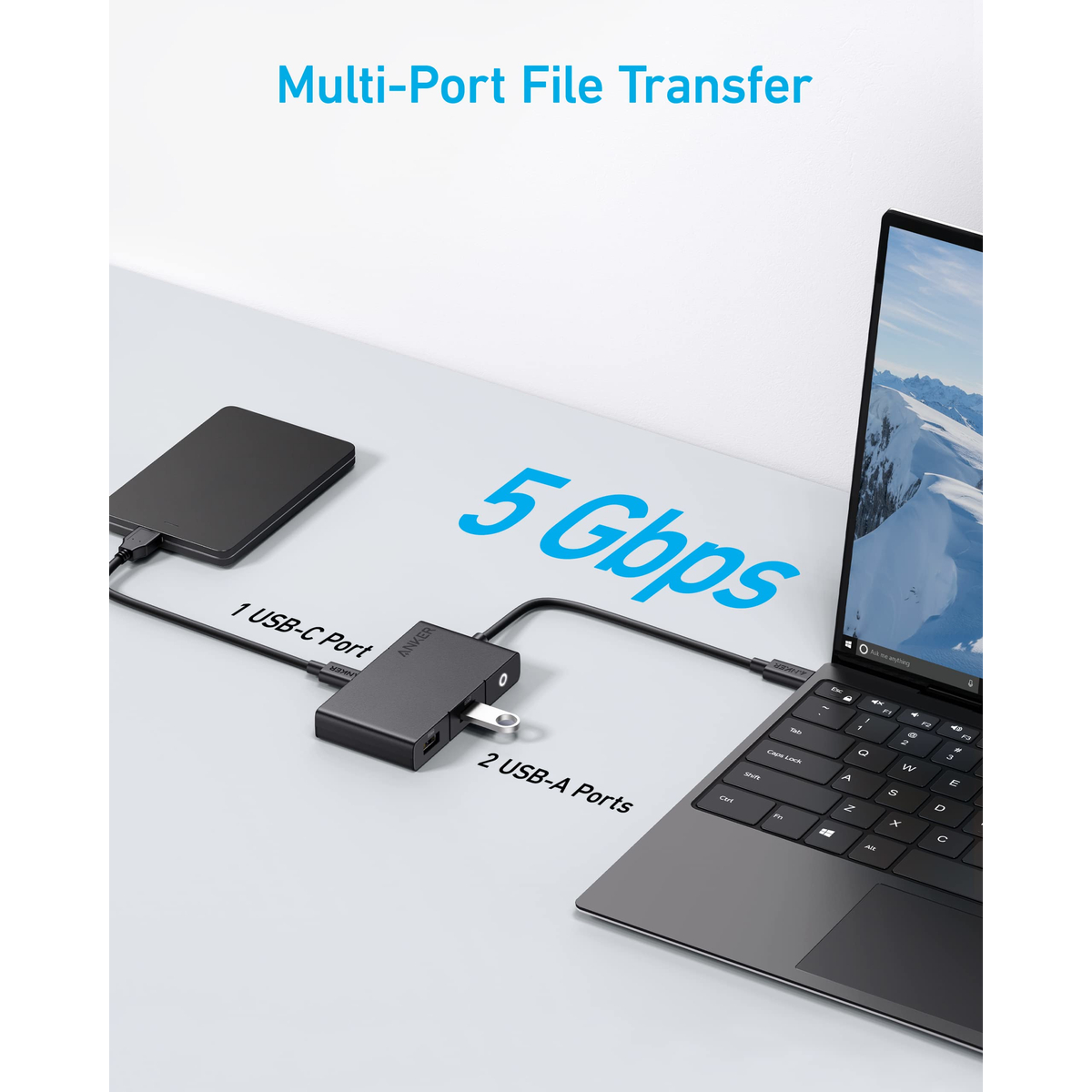 Anker 332 USB-C Hub (5-in-1)