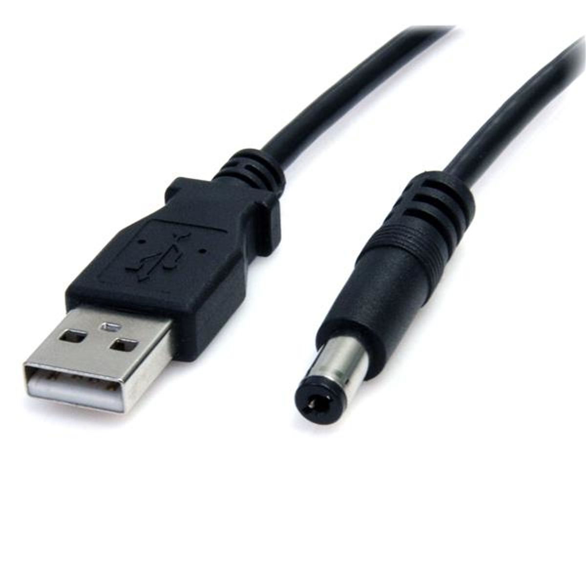 3 ft USB-Type M Barrel 5V DC Power Cable