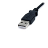 3 ft USB-Type M Barrel 5V DC Power Cable