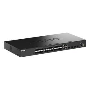 D-Link, 28-Port Gigabit SFP Switch 4xCombo