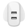 Dual Usb-A Wall Charger 12W X2