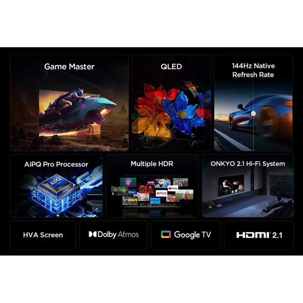 TCL 55P8K 55 4K QLED HDR Smart TV