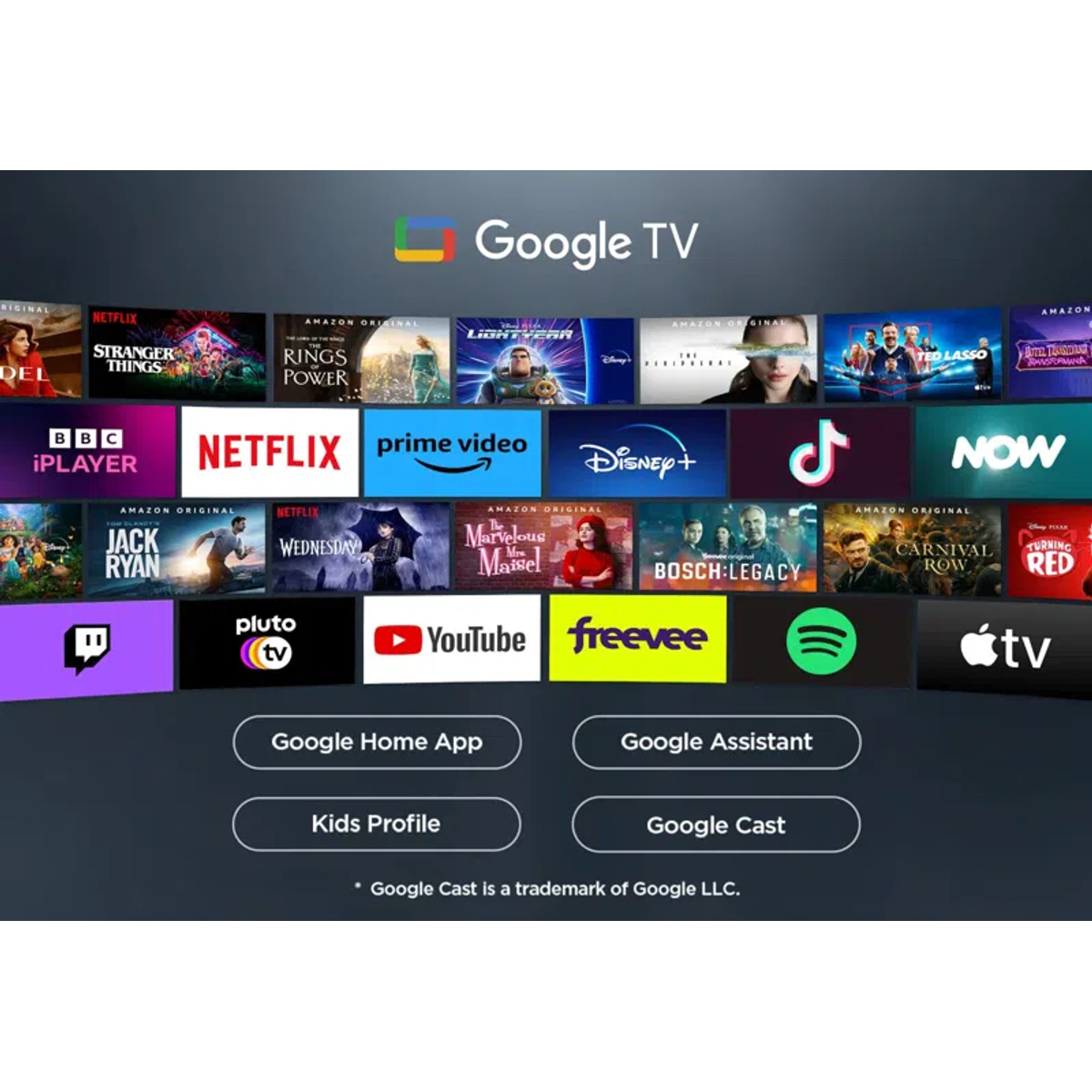 TCL 55P8K 55 4K QLED HDR Smart TV
