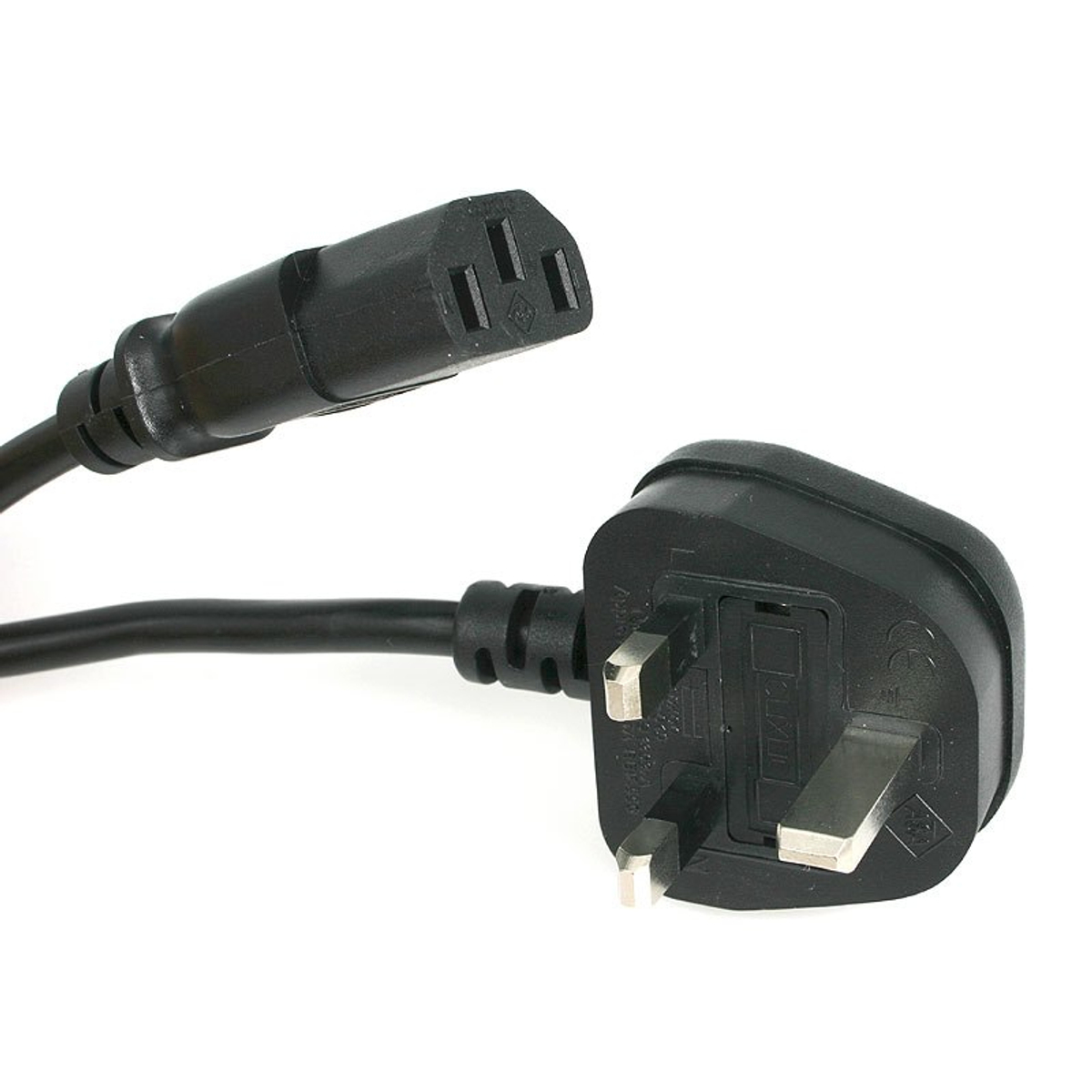 3ft (1m) Power Cable BS 1363 to C13