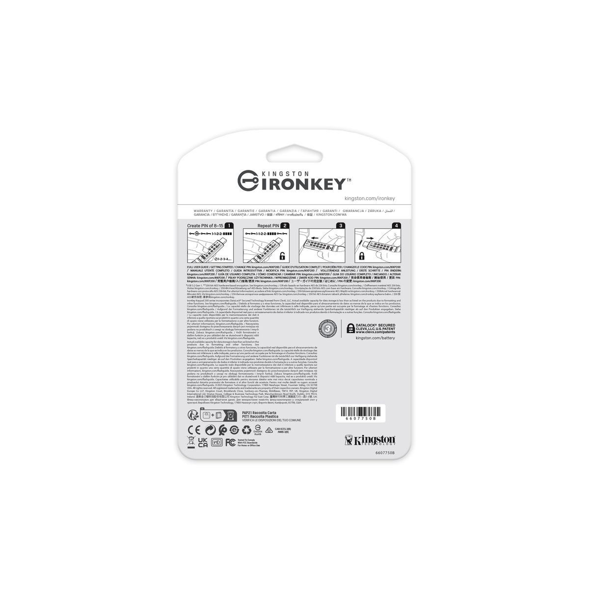 FD 512GB IRONKEY KEYPAD 200C FIPS 140-3