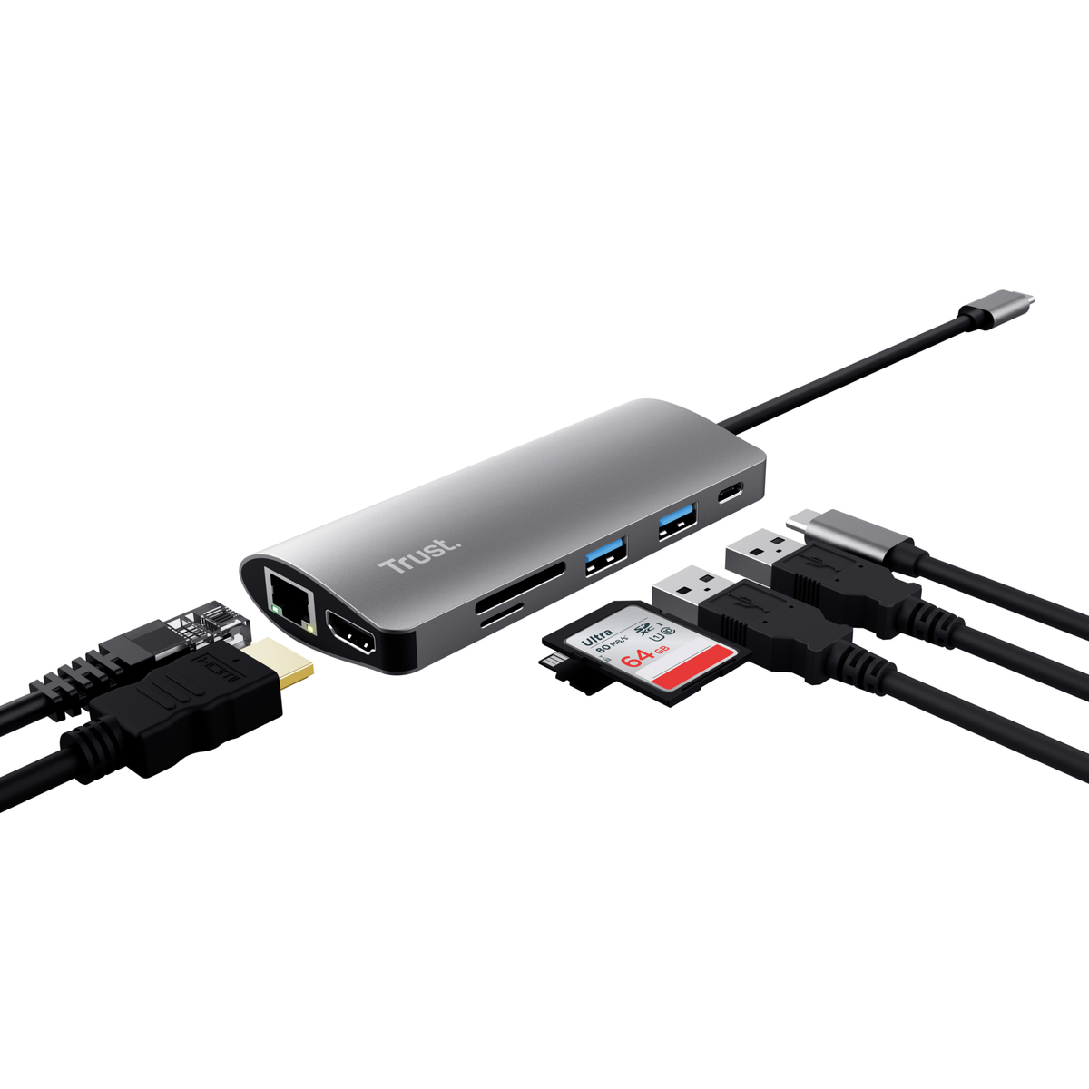 DALYX 7-In-1 USB-C Adapter