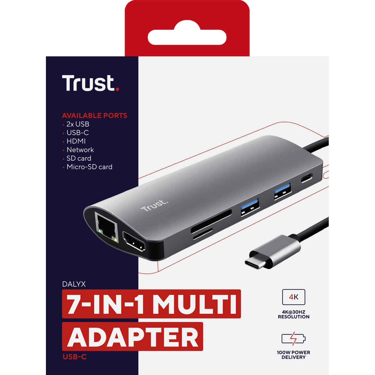 DALYX 7-In-1 USB-C Adapter