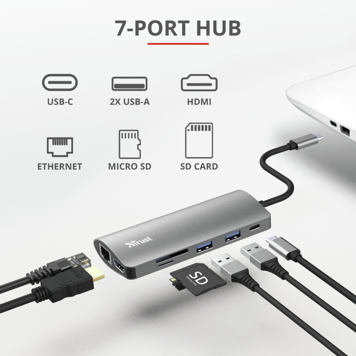 DALYX 7-In-1 USB-C Adapter