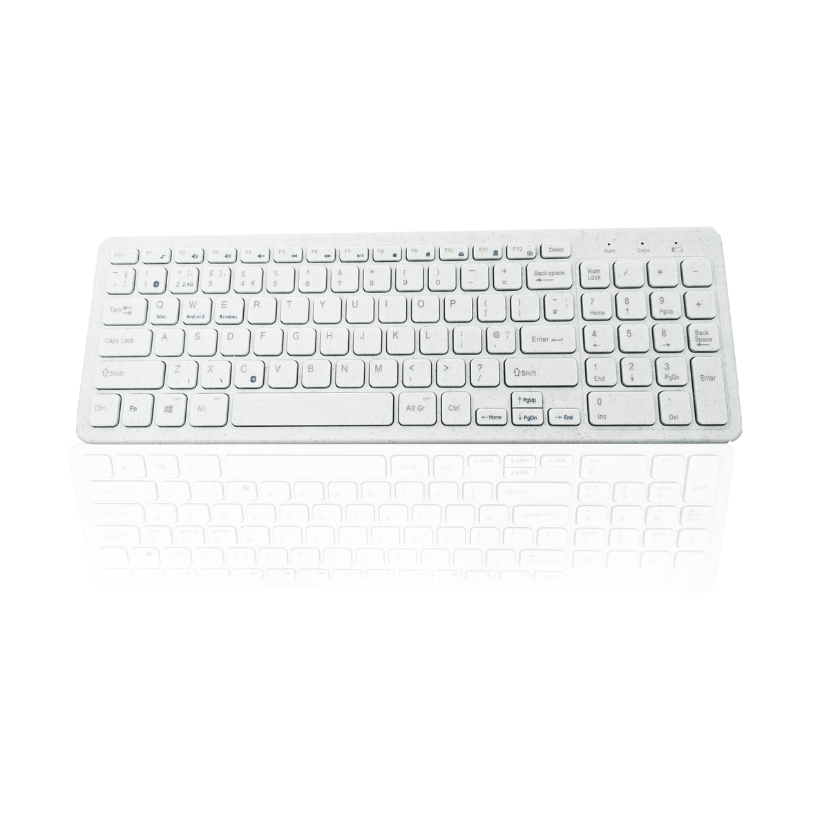 Bio FullSize Wired USB-A Keyboard WHT