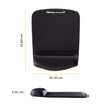 Plushtouch Mousepad Wrist Support Black