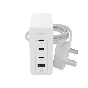 Mophie, Wall Adapter-USB-C-HUB-120W-GAN-White