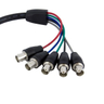 1' Coax HD15 VGA-5 BNC Monitor Cable