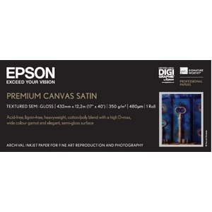 Epson, 17 x 40-foot Premium Canvas Satin