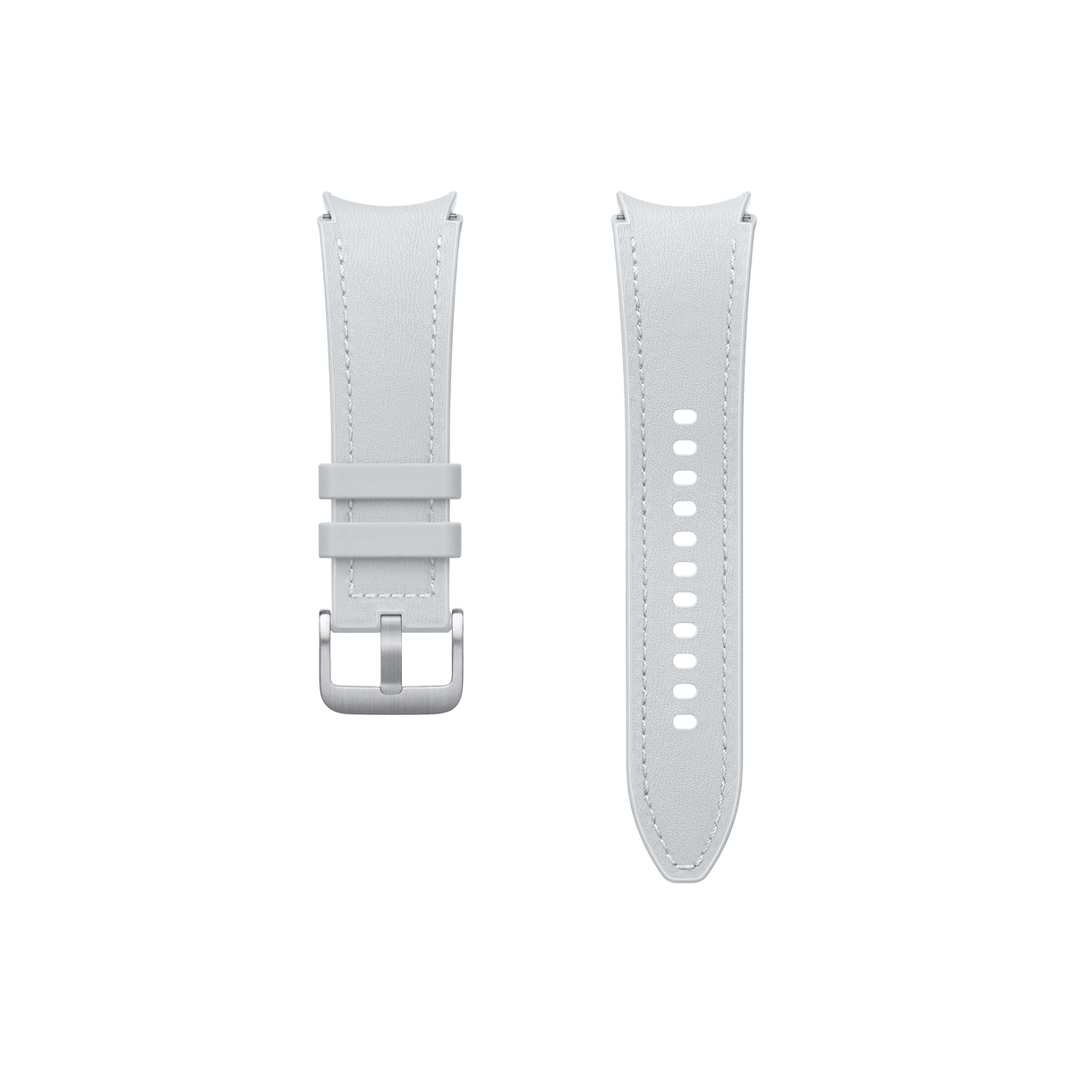 Hybrid Eco-Leather Band (S/M) Silve