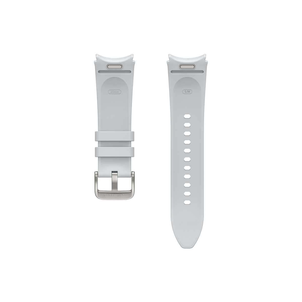 Hybrid Eco-Leather Band (S/M) Silve