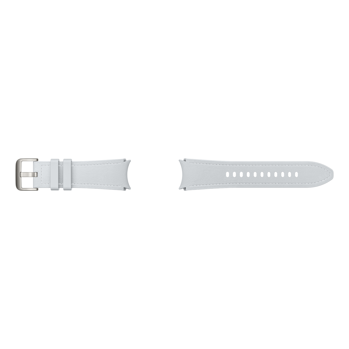 Hybrid Eco-Leather Band (S/M) Silve