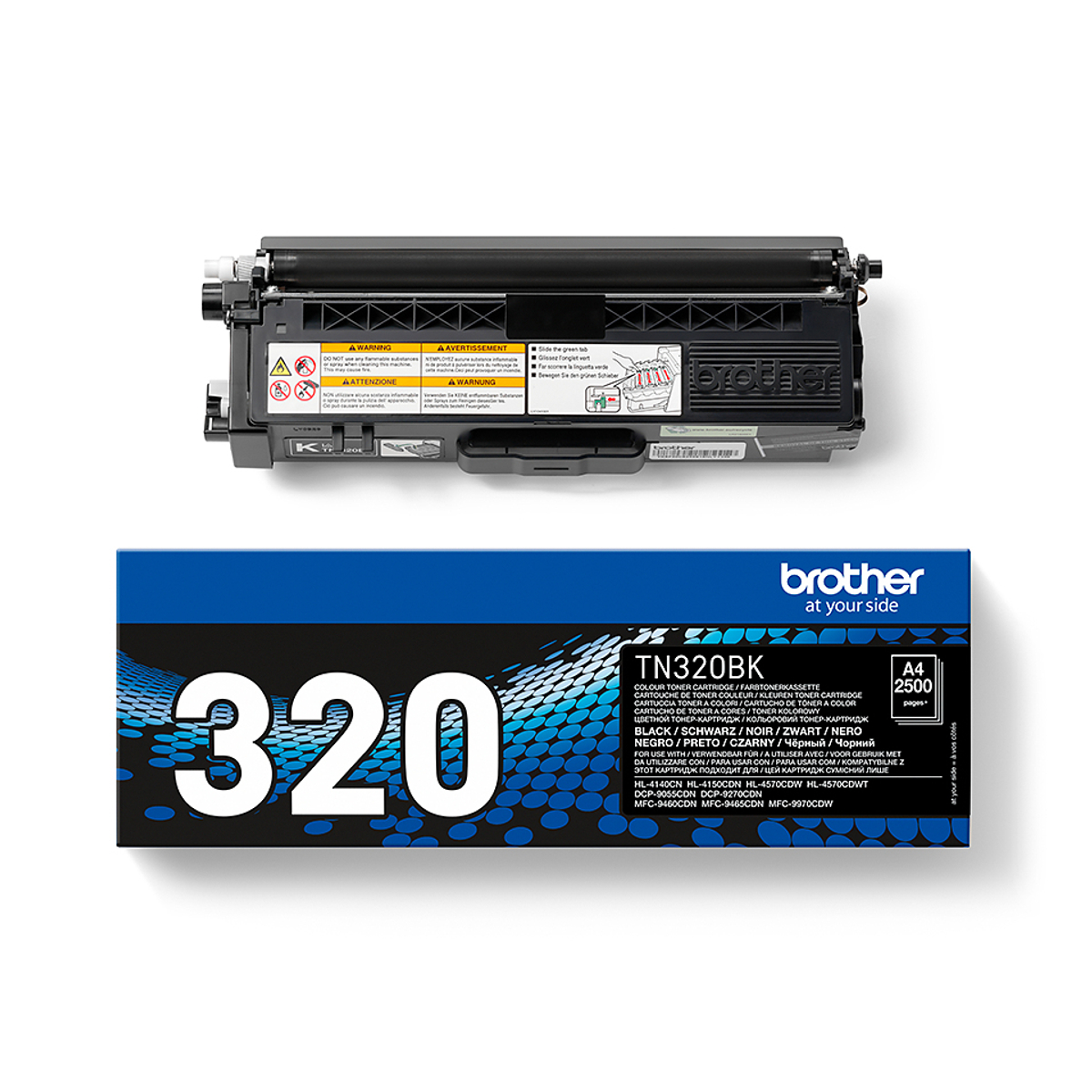 TN320BK Black 2.5k Pages Toner