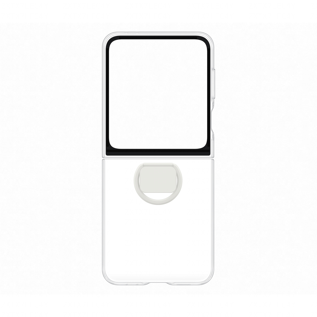 SAM_Z Flip6 _Clear Case with Ring