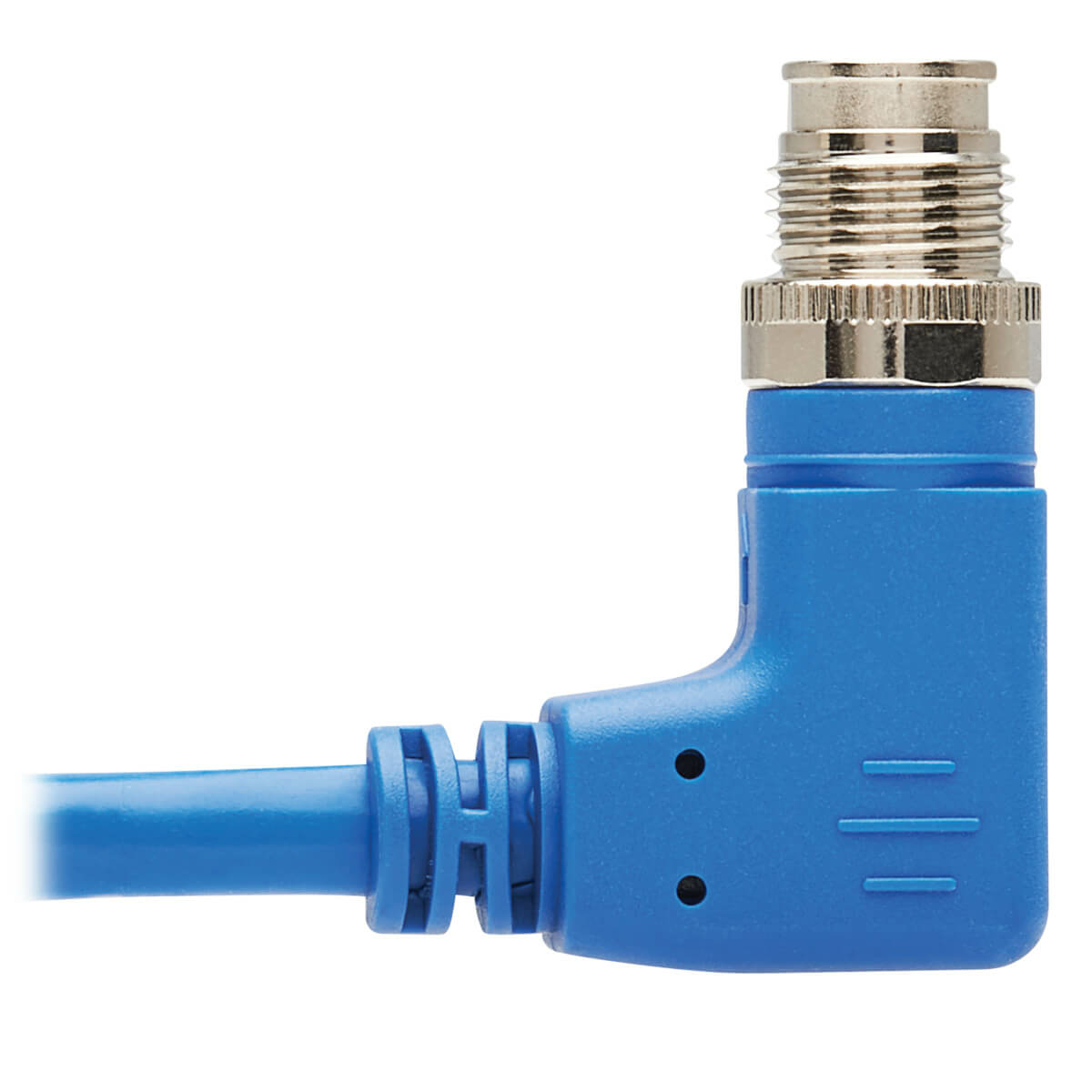 M12 X-Code Cat6 1G UTP CMR-LP Blue 2 m
