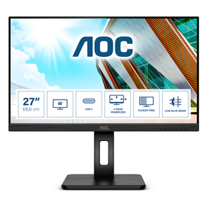 AOC, U27P2CA 27" IPS 3840x2160 MM HA HDMI DP