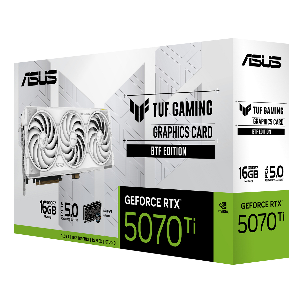 GPU NV 5070Ti TUF 16G BTF WHITE Fan